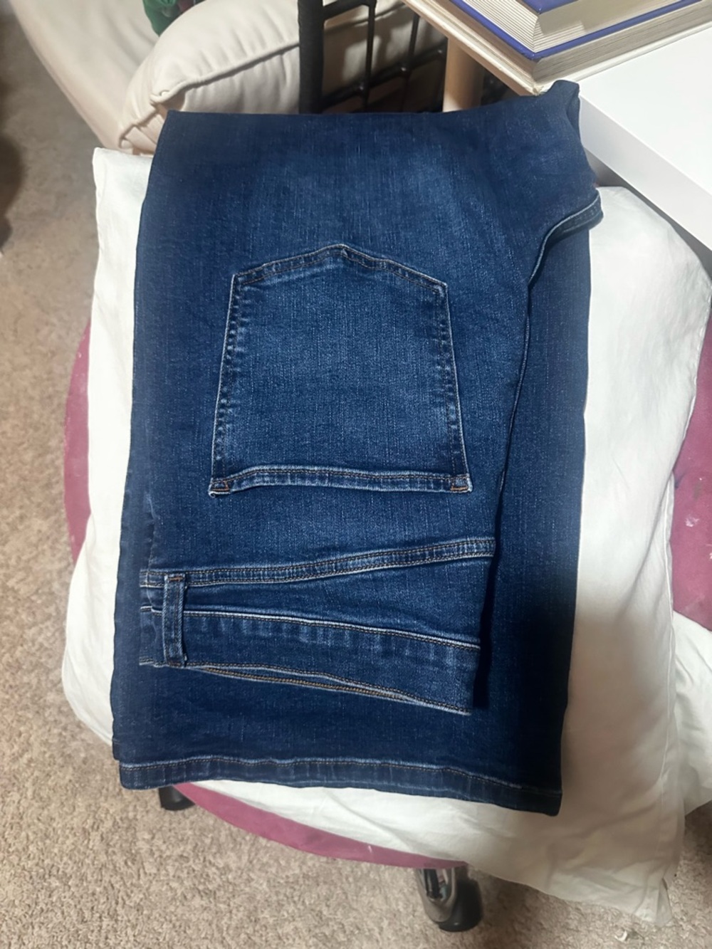 Banana Republic Womens Dark Blue wide leg Jeans